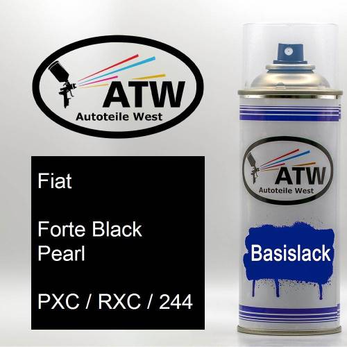 Fiat, Forte Black Pearl, PXC / RXC / 244: 400ml Sprühdose, von ATW Autoteile West.